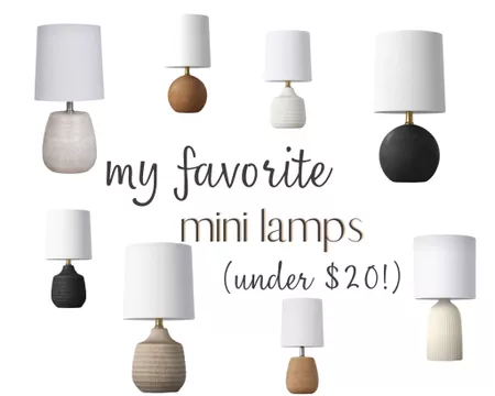 Polyresin Mini Table Lamp with … curated on LTK